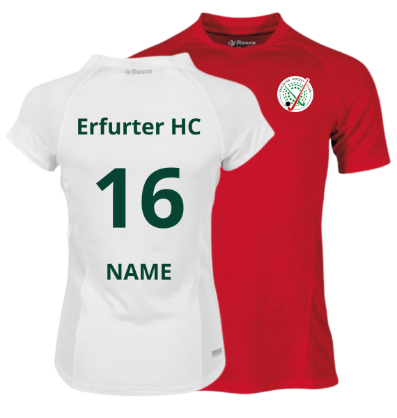 EHC Trikot inkl. Logo, &quot;Erfurter HC&quot; &amp; Nummer